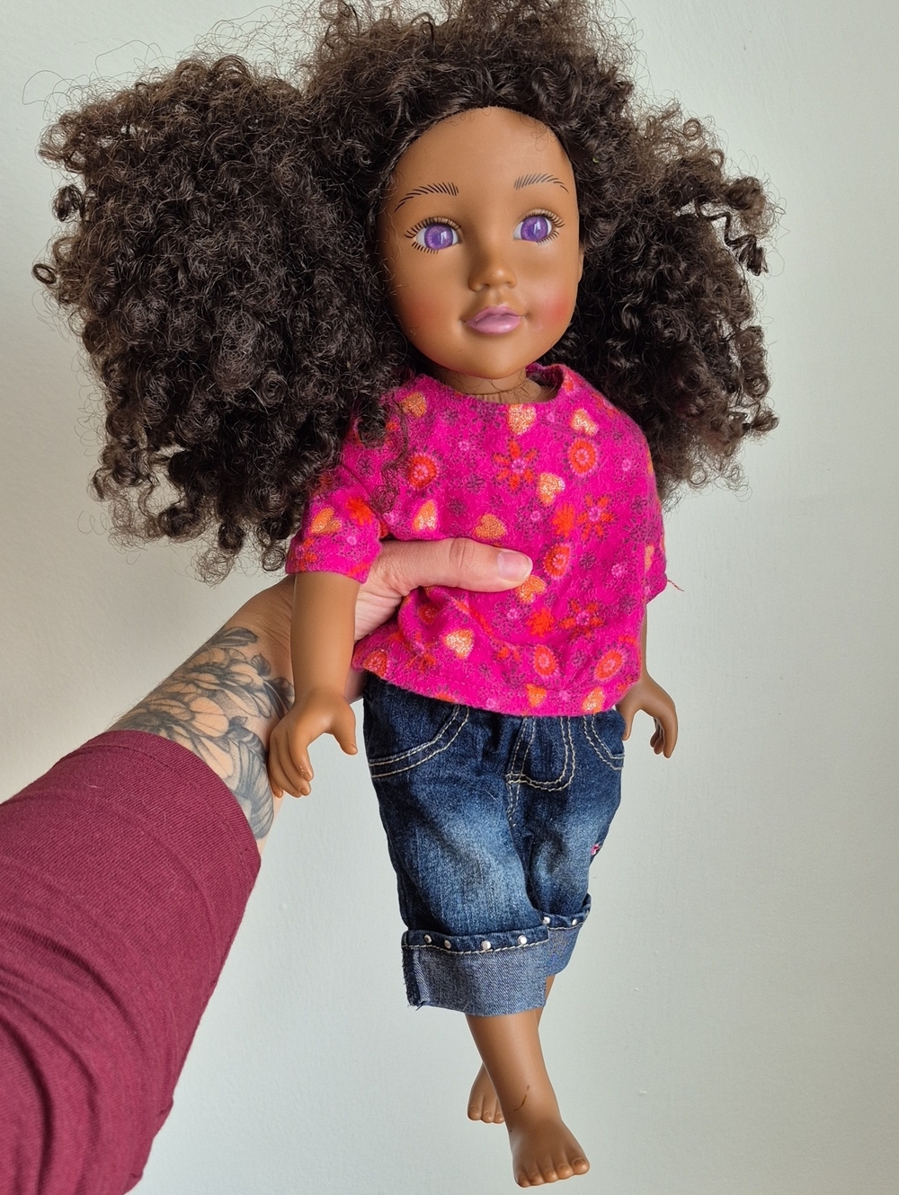 ​DesignaFriend 18” Fashion Doll with Outfit & Accessories – UK Brand